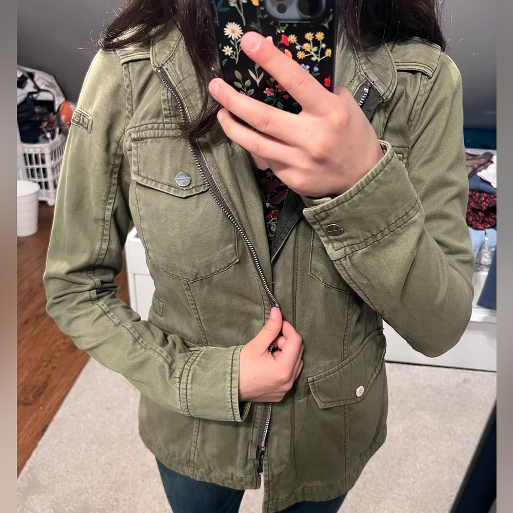 Abercrombie & Fitch Green Jacket
